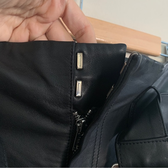 NEW Song of Style Revolve Suzie Leather Pants (Sz M) Belted Crop Black - Picture 6 of 15